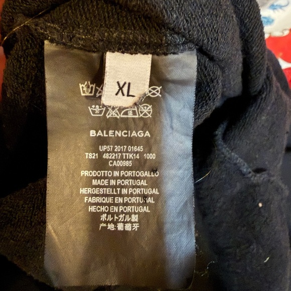 Balenciaga Femme Fatale Black Embroidered Hoodie - Picture 6 of 14